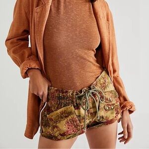 Free People Multicolor Cargo Shorts